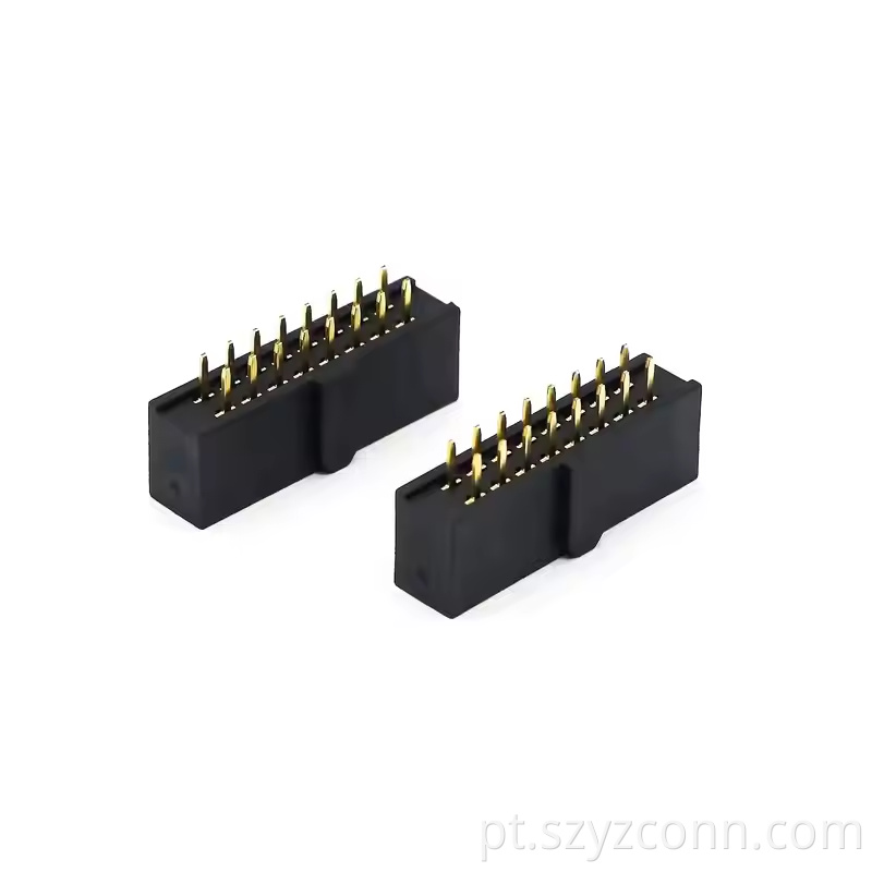 2.54mm Pitch Female Header Dual Row H8.5 22P-240P (2)
